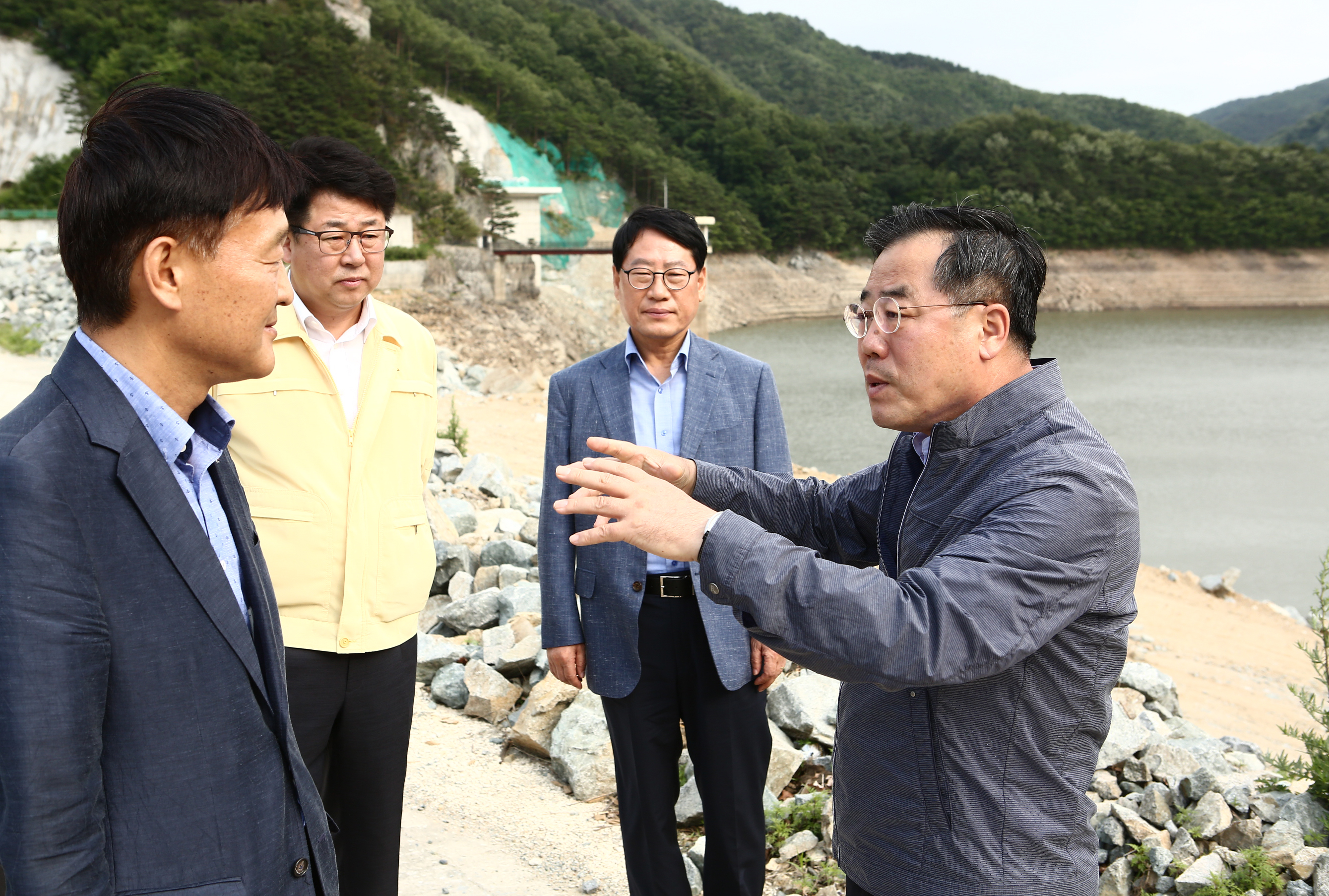 정승 농어촌公 사장, 강원 가뭄극복 현장 점검